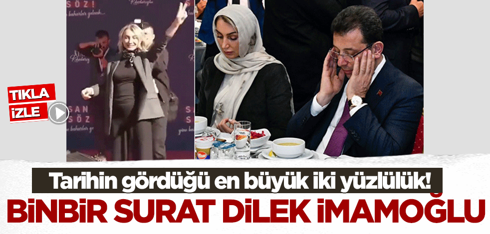 Tarihin gördüğü en büyük iki yüzlülük böyle ortaya kondu! Binbir surat Dilek İmamoğlu