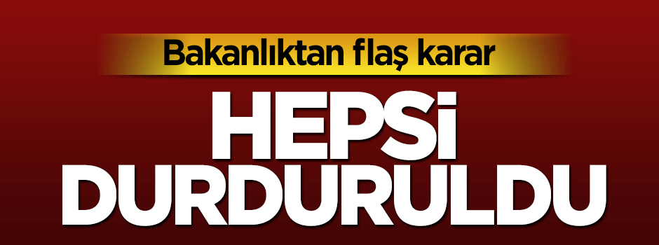 Tarım Bakanlığı'ndan tüm atamaları durdurma kararı