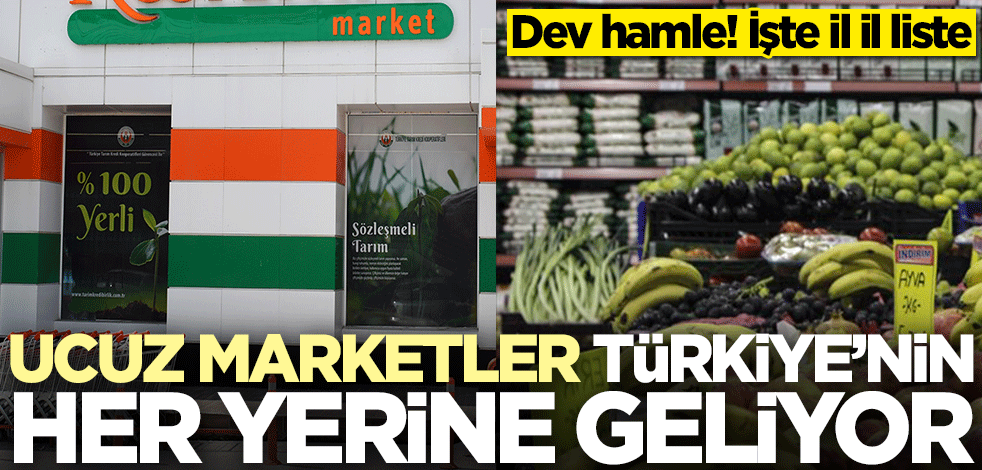 Tarım Kredi Kooperatif Marketleri'nden dev hamle