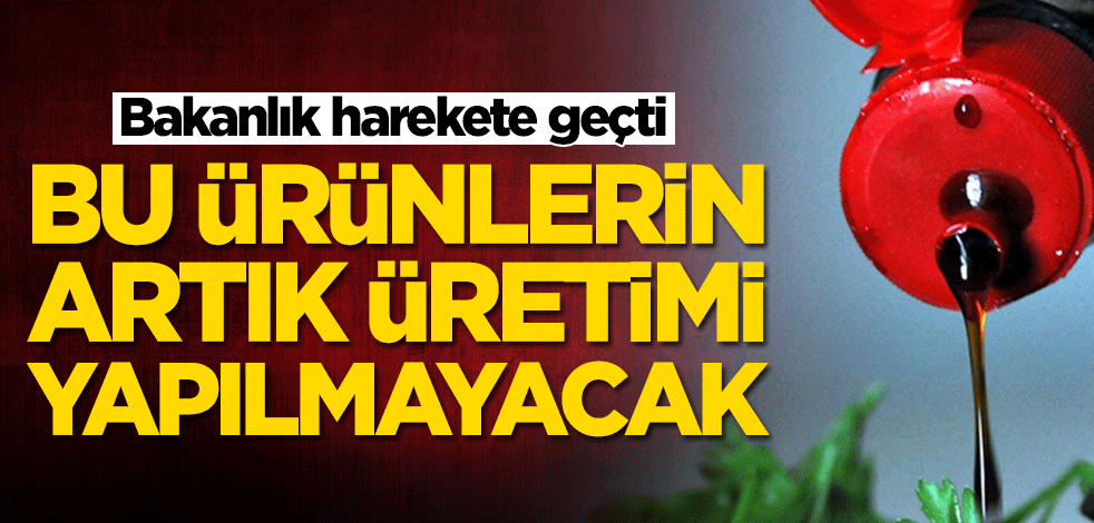 Tarım ve Orman Bakanlığı harekete geçti! Bu ürünler artık üretilmeyecek