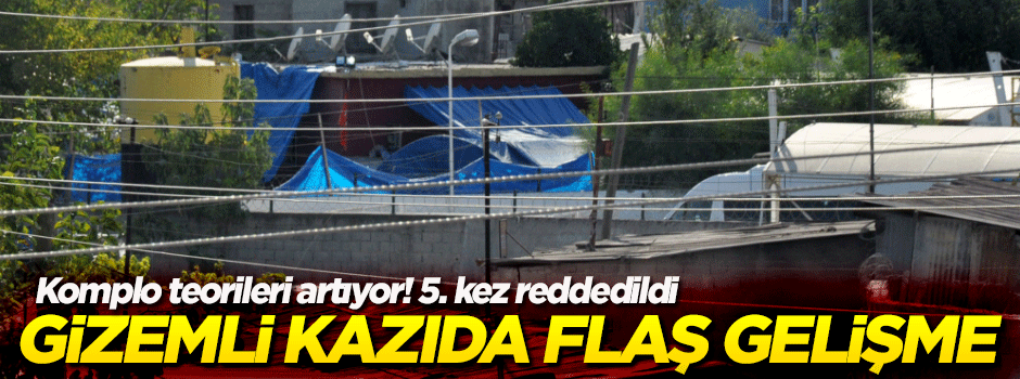 Tarsus'taki gizemli kazıda flaş gelişme