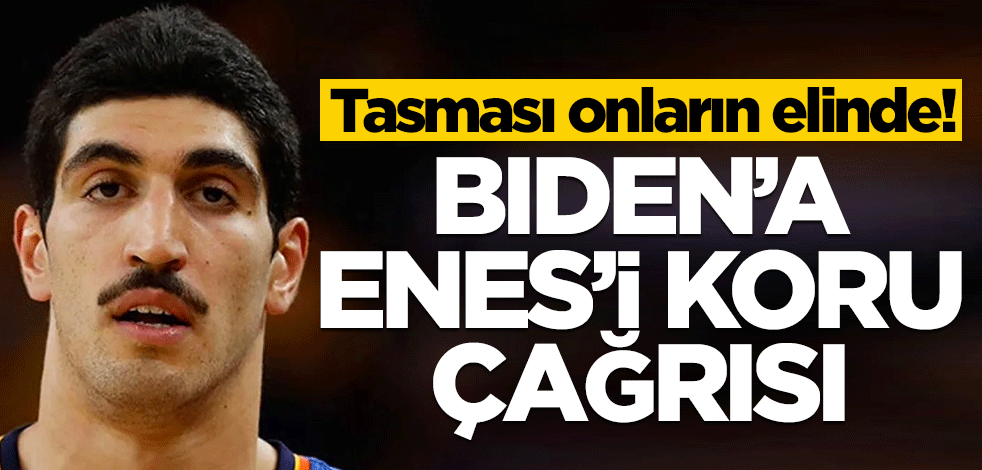 Tasması onların elinde! Biden'a çağrı yaptılar: Enes Kanter'i koru!