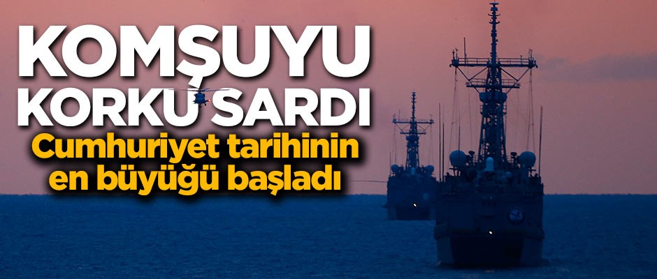 Tatbikat başladı! Komşuyu korku sardı