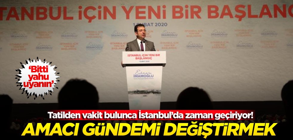 Tatilden vakit bulunca İstanbul’da zaman geçiriyor! Gündemi değiştirmek için bakın ne yaptı