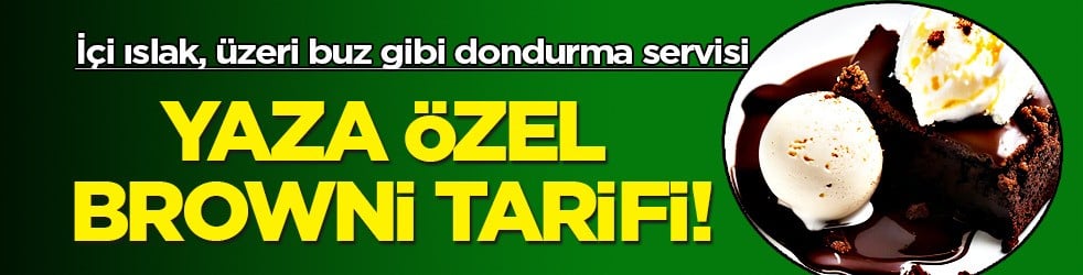  Tatlı krizine çözüm... Yaza özel browni tarifi: İçi buz gibi, 3 adet yetiyor! Yoğun ilgi gören harika formül