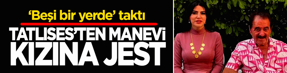 Tatlıses'ten manevi kızına altın jesti: İsteme töreninde ‘beşi bir yerde’ taktı