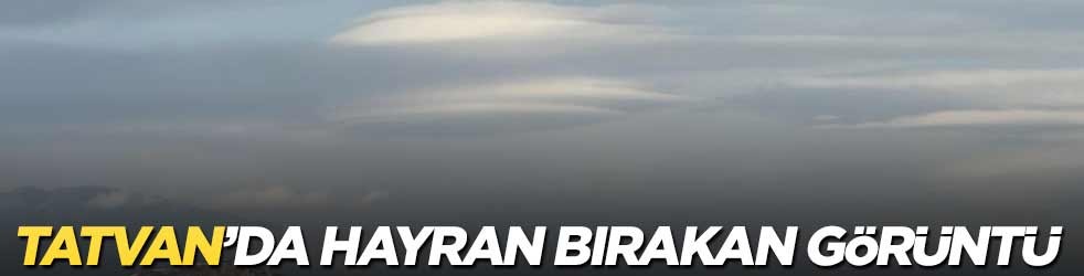 Tatvan'da mercan bulutu hayran bıraktı