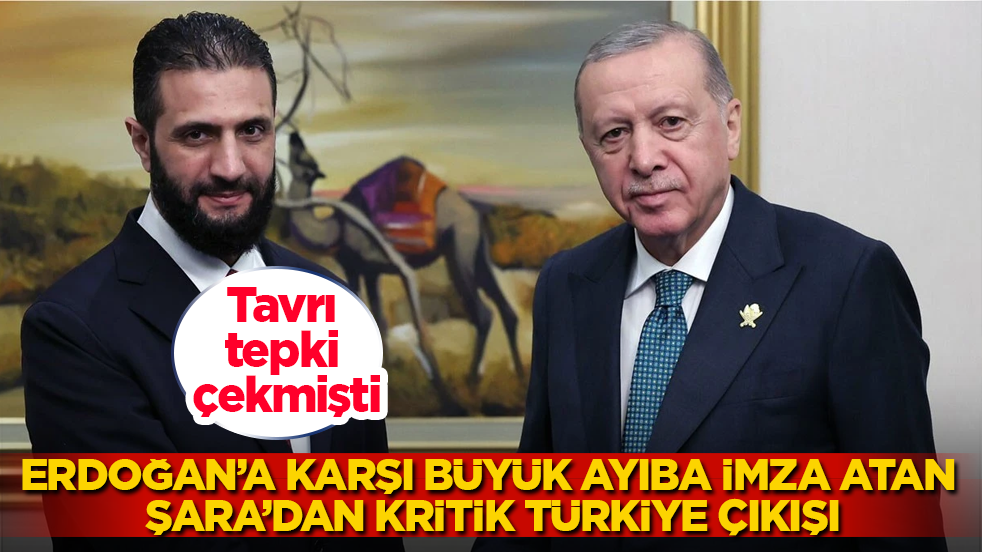 Tavrı tepki çekmişti! Erdoğan’a karşı büyük ayıba imza atan Şara’dan kritik Türkiye çıkışı