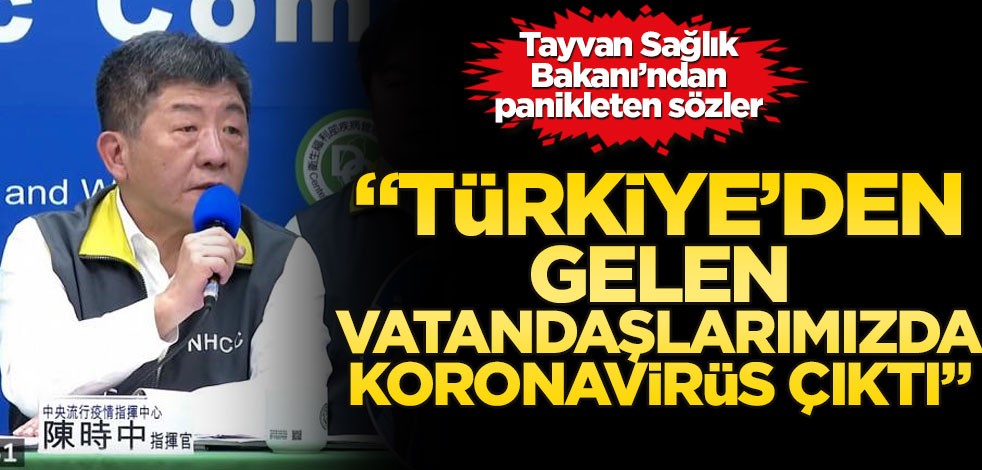 Tayvan Sağlık Bakanından koronavirüs açıklaması