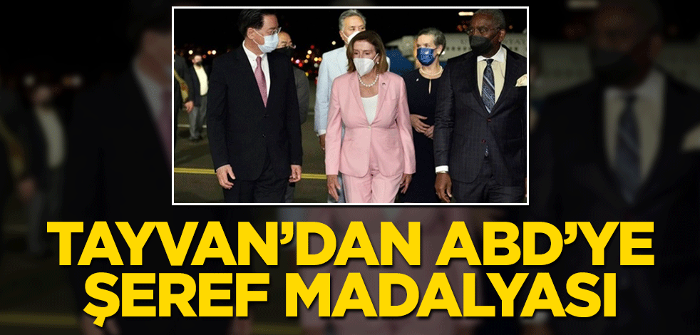 Tayvan'dan ABD'ye şeref madalyası