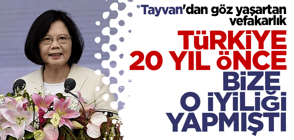Tayvan'dan göz yaşartan vefakarlık