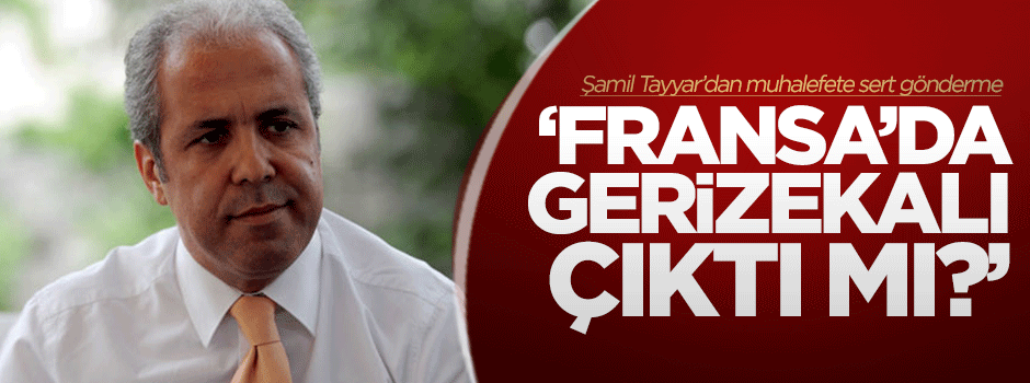 Tayyar: Fransa'da gerizekalı çıktı mı?