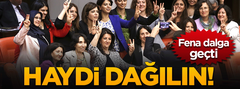 Tayyar, HDP ile fena dalga geçti: Haydi dağılın!