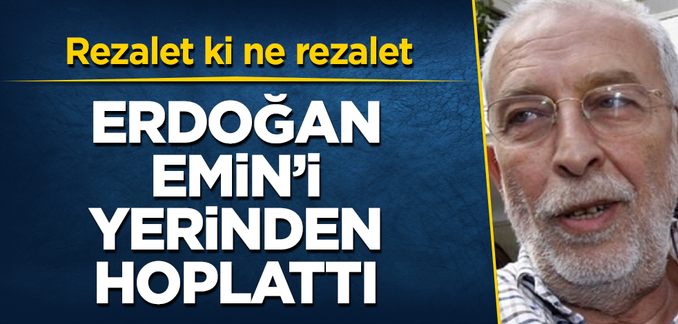 Tayyip Erdoğan, Emin Çölaşan'ı yerinden hoplattı! Rezalet ki ne rezalet