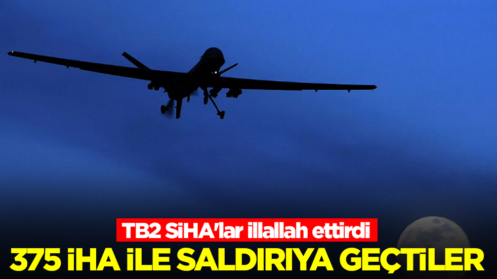 TB2 SİHA'lar illallah ettirdi: 375 İHA ile saldırıya geçtiler