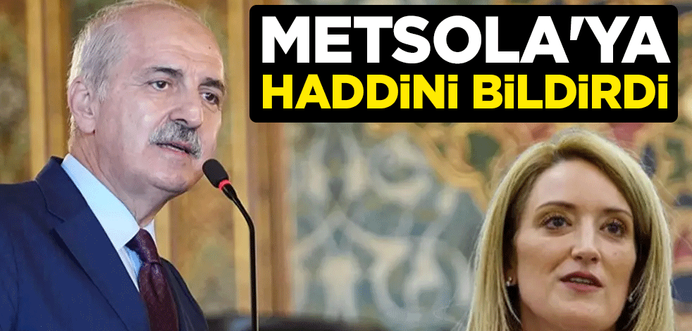 TBMM Başkanı Kurtulmuş'tan Metsola'ya ''Kıbrıs'' tepkisi