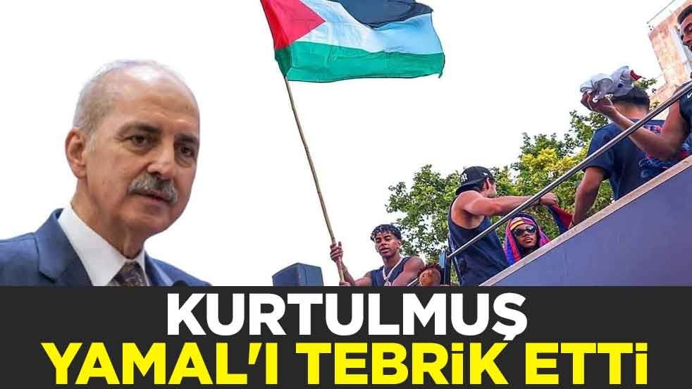 TBMM Başkanı Kurtulmuş, Lamine Yamal'ı tebrik etti