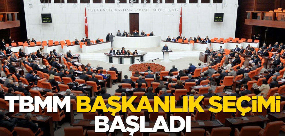 TBMM Başkanlık oylaması başladı