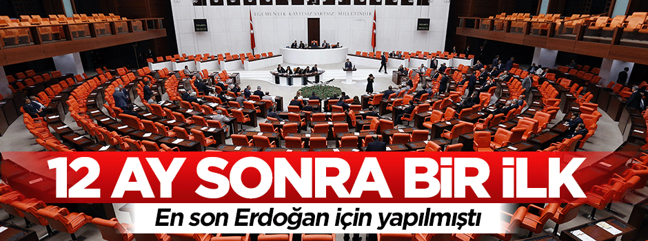 TBMM olağanüstü toplanıyor