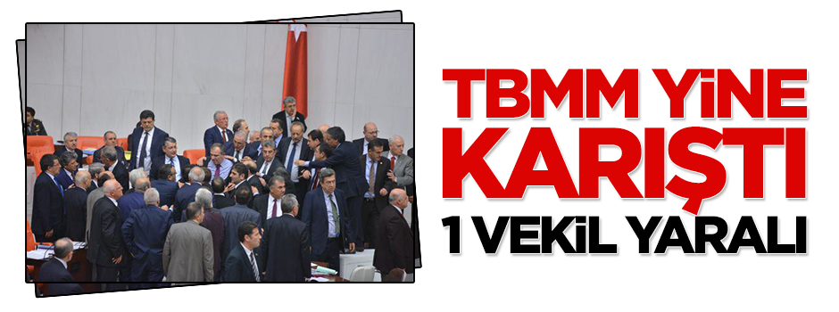 TBMM yine karıştı, merdivenden düşen vekil yaralandı