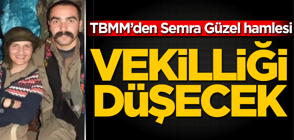TBMM'de terörist sevici Semra Güzel hamlesi! Vekilliği düşecek