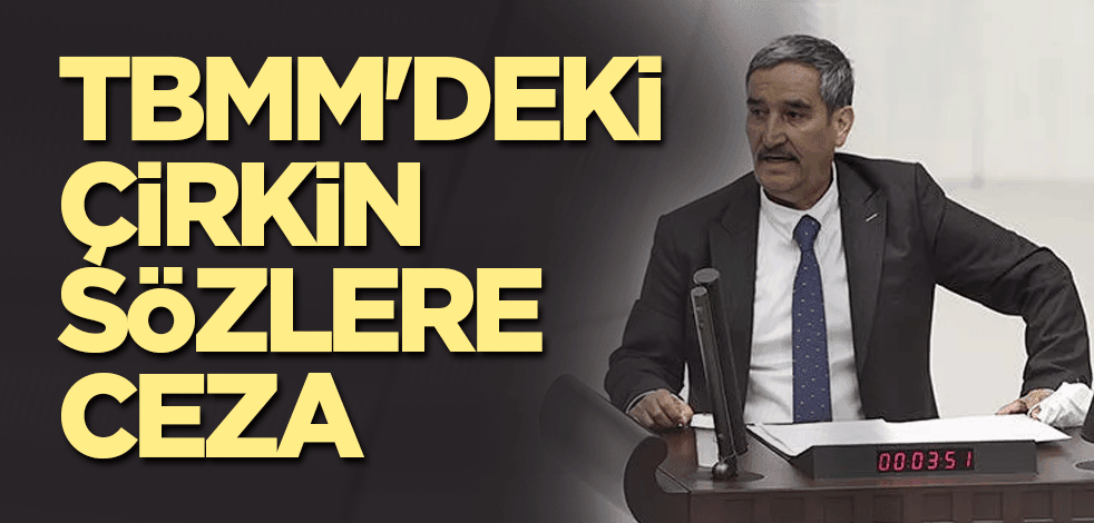 TBMM'deki çirkin sözlere ceza