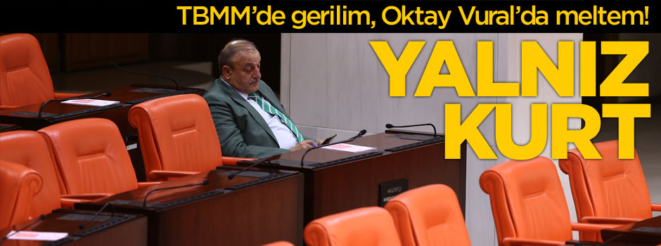 TBMM'deki gerilim sırasında Oktay Vural!