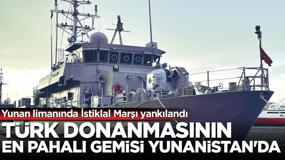 TCG Anamur mayın avlama gemisi NATO göreviyle Yunanistan'da!