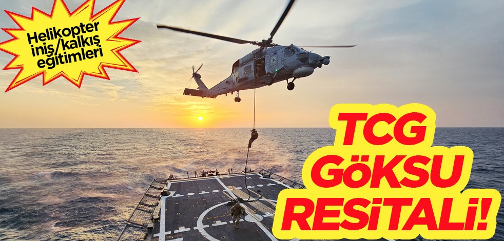 TCG GÖKSU fırkateyninde gururlandıran anlar! SAT personeli yerini aldı! Milli Savunma Bakanlığı açıklaması