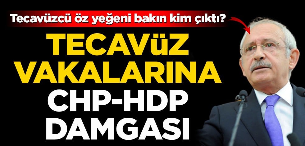 Tecavüz vakalarına CHP-HDP damgası