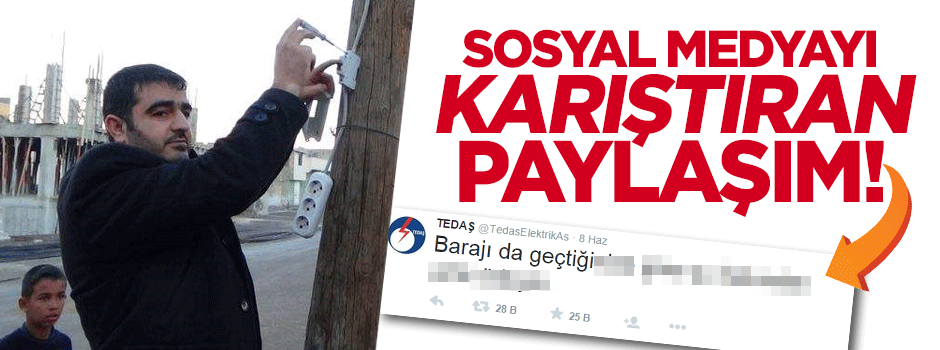 TEDAŞ’a ait olduğu iddia edilen paylaşım ortalığı karıştırdı