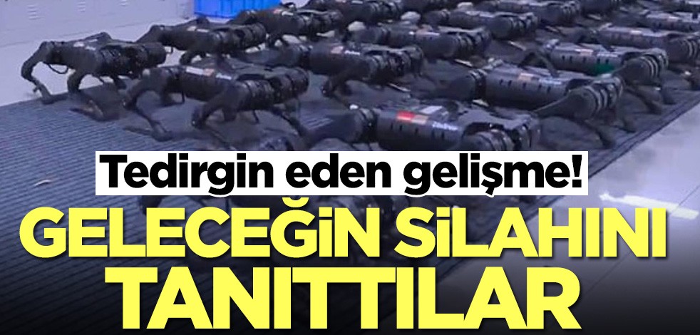 Tedirgin eden gelişme! Geleceğin silahını tanıttılar