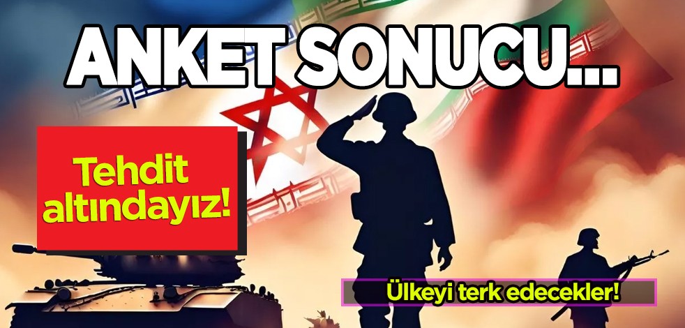 Tehdit altındayız! Anket açıklaması: Savaşın ardından psikolojileri bozulmuş... İsrail ülkesinin kirli yüzü
