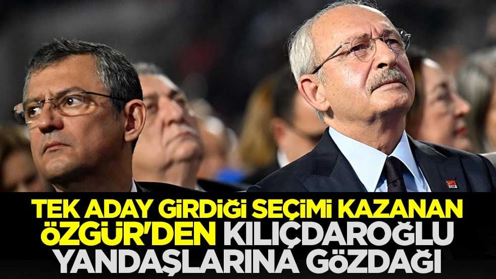 Tek aday girdiği seçimi kazanan Özgür'den Kılıçdaroğlu yandaşlarına gözdağı