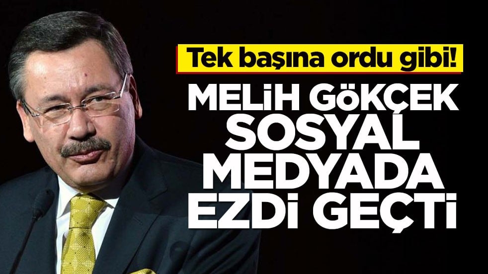 Tek başına ordu gibi! Melih Gökçek sosyal medyada ezdi geçti