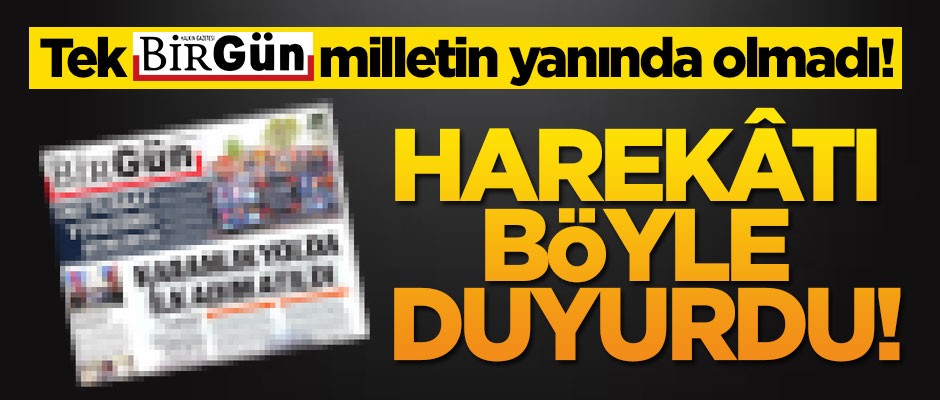 Paçavra Birgün, Barış Pınarı Harekâtı'nı böyle duyurdu!