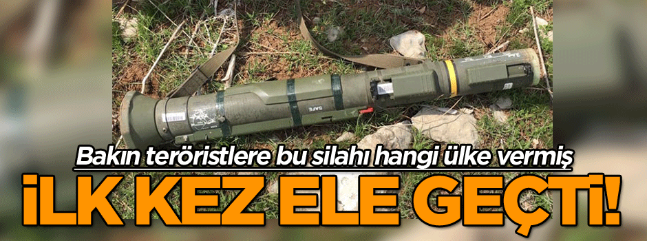 Tek bir terörist Şemdinli’de bu silahla ilerliyordu ki… İlk kez ele geçti!