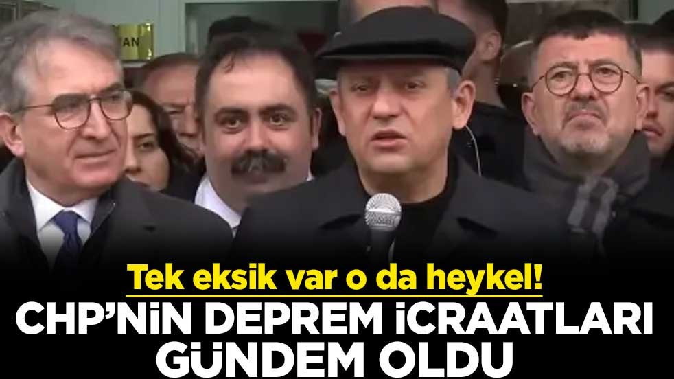 Tek eksik var o da heykel! CHP’nin deprem icraatları gündem oldu