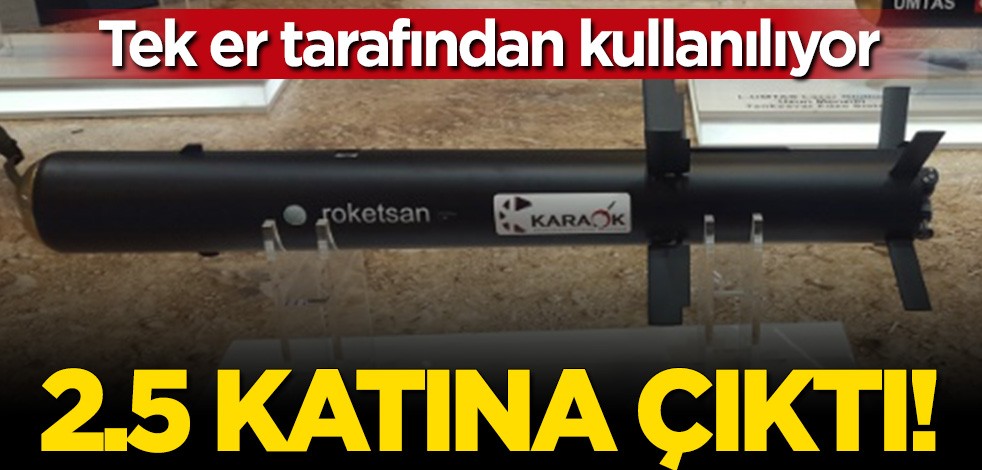 Tek er tarafından kullanılan KARAOK’un menzili 2,5 katına çıktı