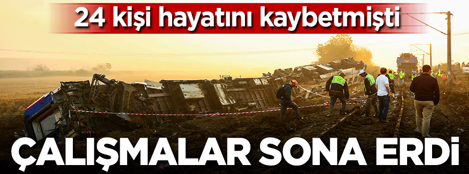 Tekirdağ'da tren kazası! Başbakan Yardımcısı Akdağ olay yerinde