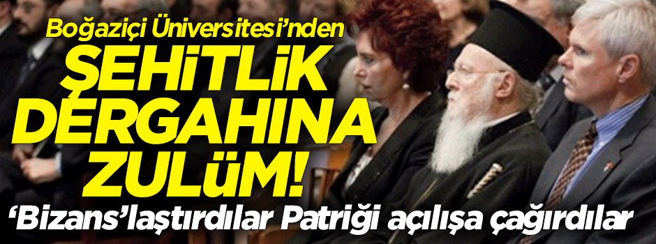 Tekke binasını ‘Bizans’laştırdılar açılışa Patrik’i çağırdılar!
