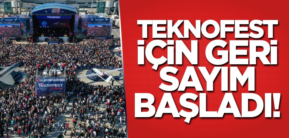 TEKNOFEST için geri sayım! Bakan Kacır'dan paylaşım