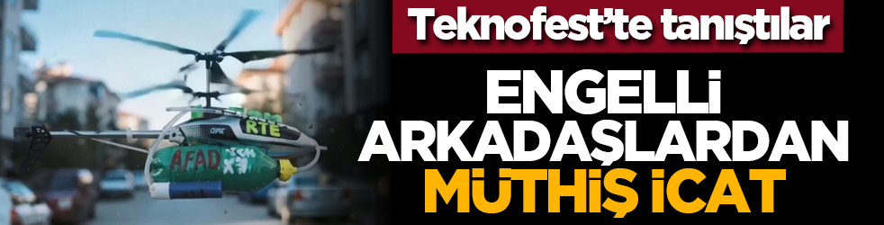 Teknofest’te tanıştılar: Engelli arkadaşlardan müthiş icat