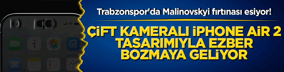 Teknoloji devinin planı ortaya çıktı! Çift kameralı iPhone Air 2 tasarımıyla ezber bozmaya geliyor!