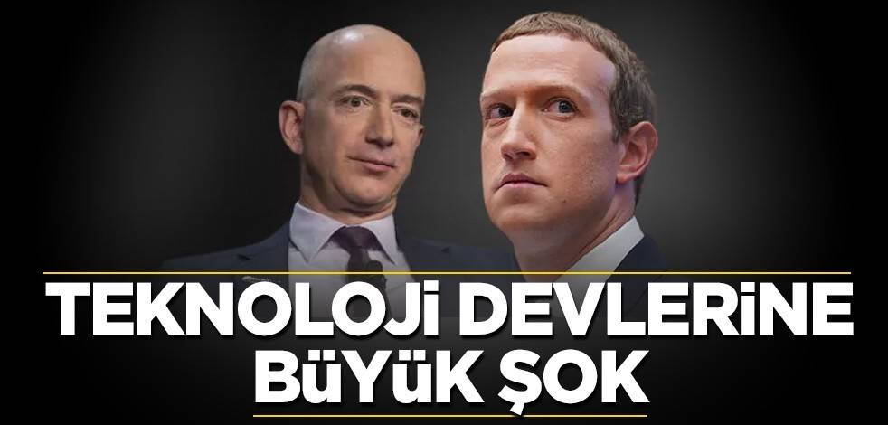 Teknoloji devlerine büyük şok