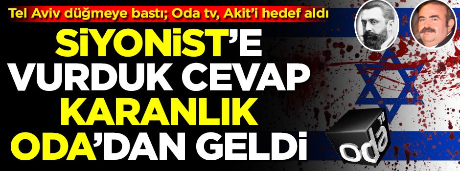 Tel Aviv düğmeye bastı, oda tv harekete geçti!