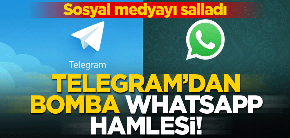 Telegram, WhatsApp'la fena dalga geçti!