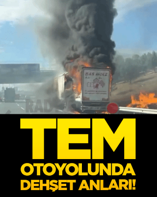TEM otoyolunda dehşet anları!