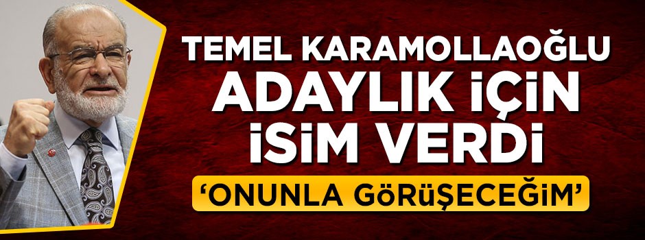 Temel Karamollaoğlu açıkladı: Abdullah Gül ile görüşeceğim