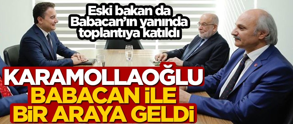 Temel Karamollaoğlu, Ali Babacan ile görüştü! Buluşmada Sadullah Ergin de yer aldı